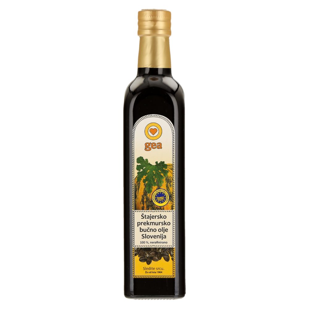 ŠTAJERSKO PREKMURSKO BUČNO OLJE, GEA, 0,5L