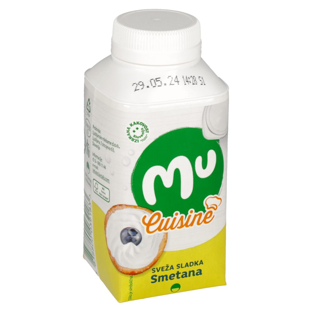 Sladka smetana, Mu Cusine, 250 ml