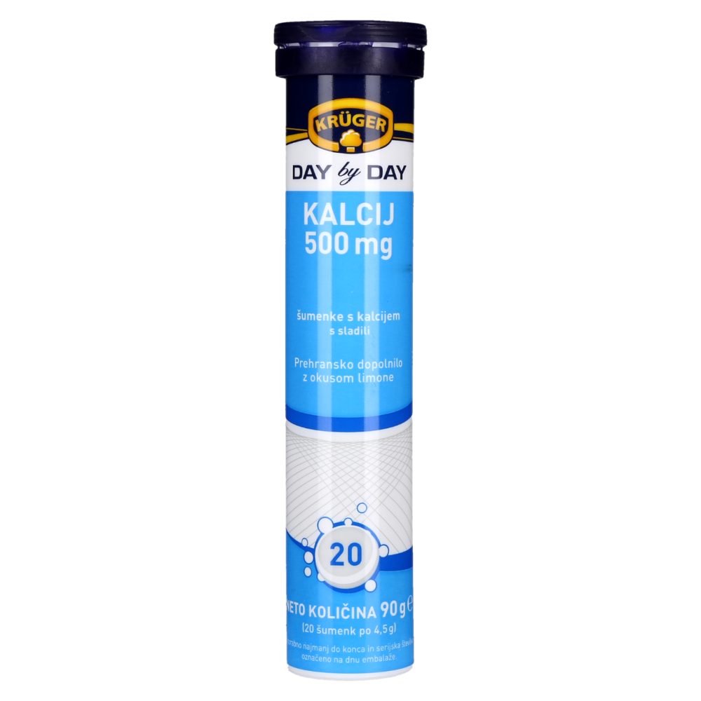 ŠUMEČE TABLETE KALCIJ, KRÜGER, 14/1, 90G