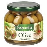 Slika produkta POLNJENE OLIVE S PAPRIKO, NATURETA, 530G