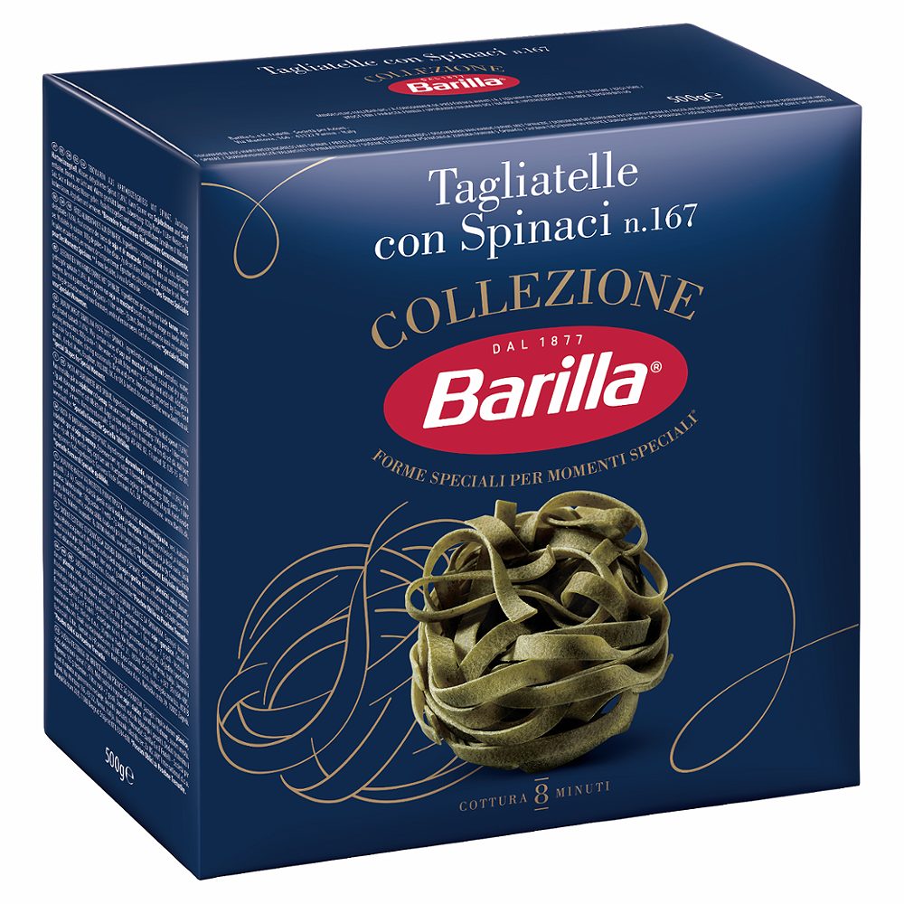 testenine s špinačo gnezda, barilla, 500g
