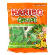 Slika produkta GUMIJASTI BONBONI ŽABICE QUAXI, HARIBO, 100G