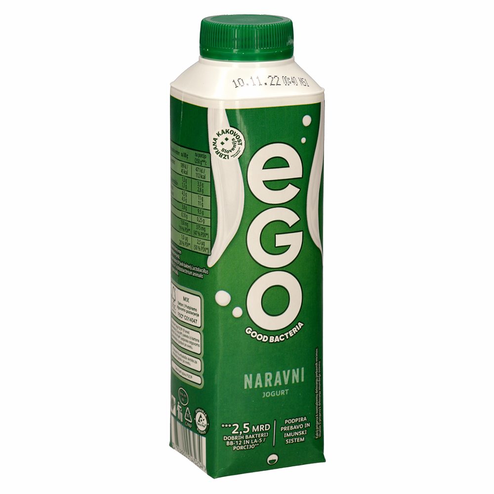 tekoči jogurt naravni ego, lj. mlekarne, 500g