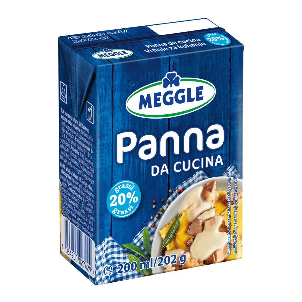 Smetana za kuhanje, 20 % m.m., Meggle, 200 ml