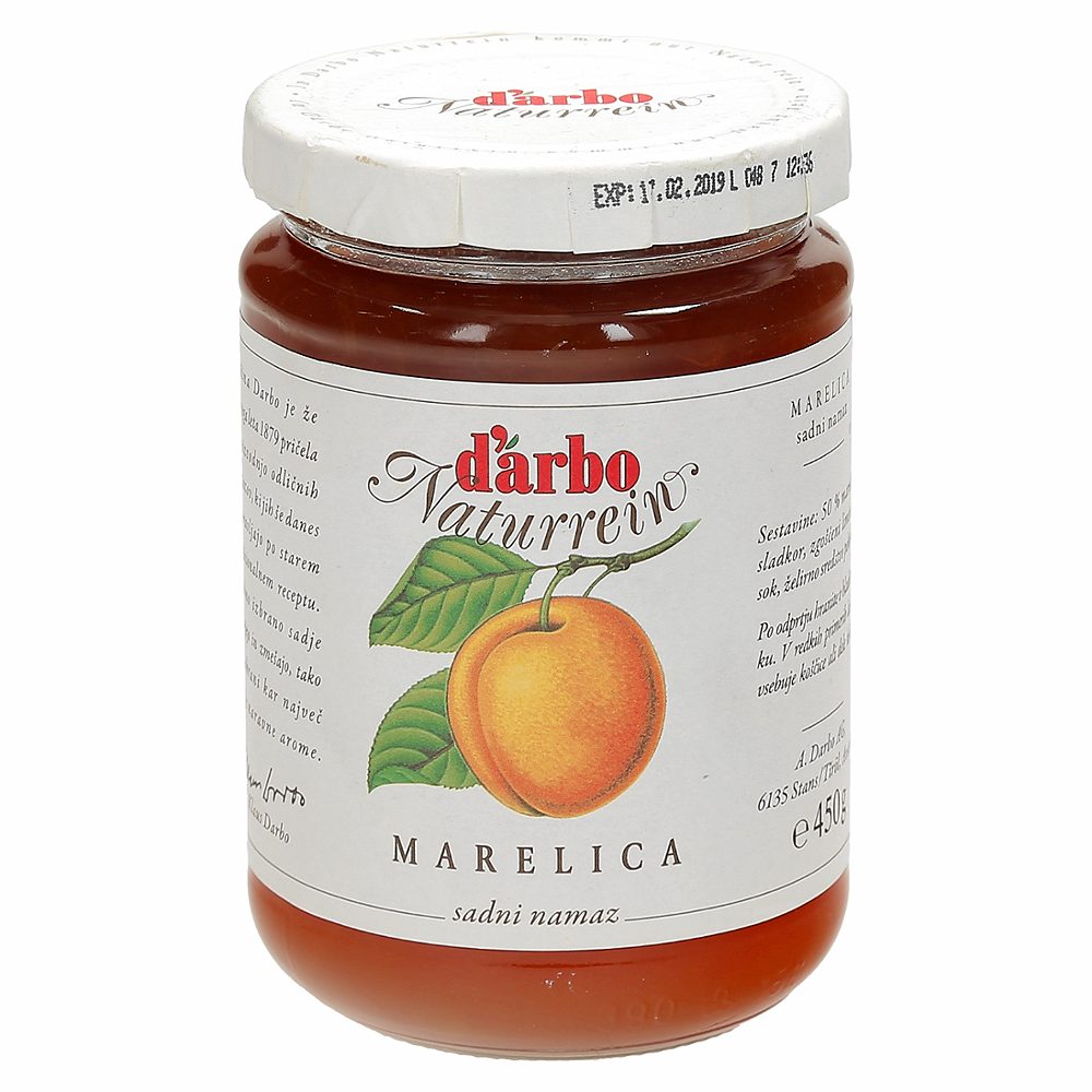 džem marelica, d´arbo, 450g