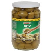 Slika produkta ZELENE OLIVE BREZ KOŠČIC V SLANEM NALIVU, SPAR, 700G