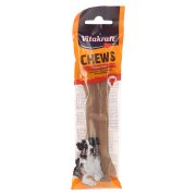 Slika produkta PRIBOLJŠEK ZA PSE ŽVEČILNA KOST 14CM GOVEJA KOŽA, VITAKRAFT, 1/1