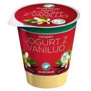 Slika produkta JOGURT Z VANILIJO, DESERT, ZELENE DOLINE, 150 G