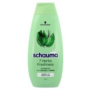 Slika produkta ŠAMPON ZA MASTNE LASE 7 ZELIŠČ, SCHAUMA, 400ML
