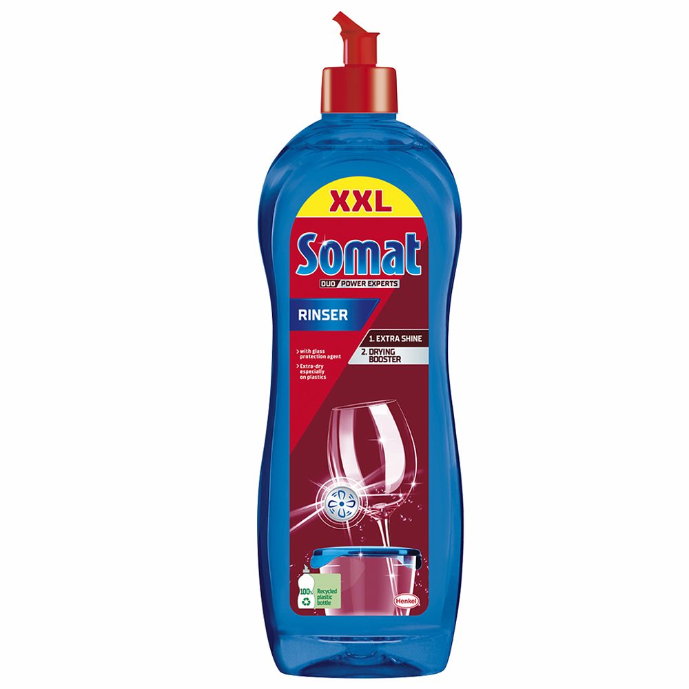 sredstvo za sijaj kozarcev, posode in pomivalnega stroja, original, somat, 750ml
