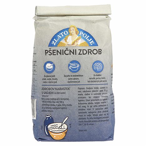PŠENIČNI ZDROB TIP400, ŽITO, 500G