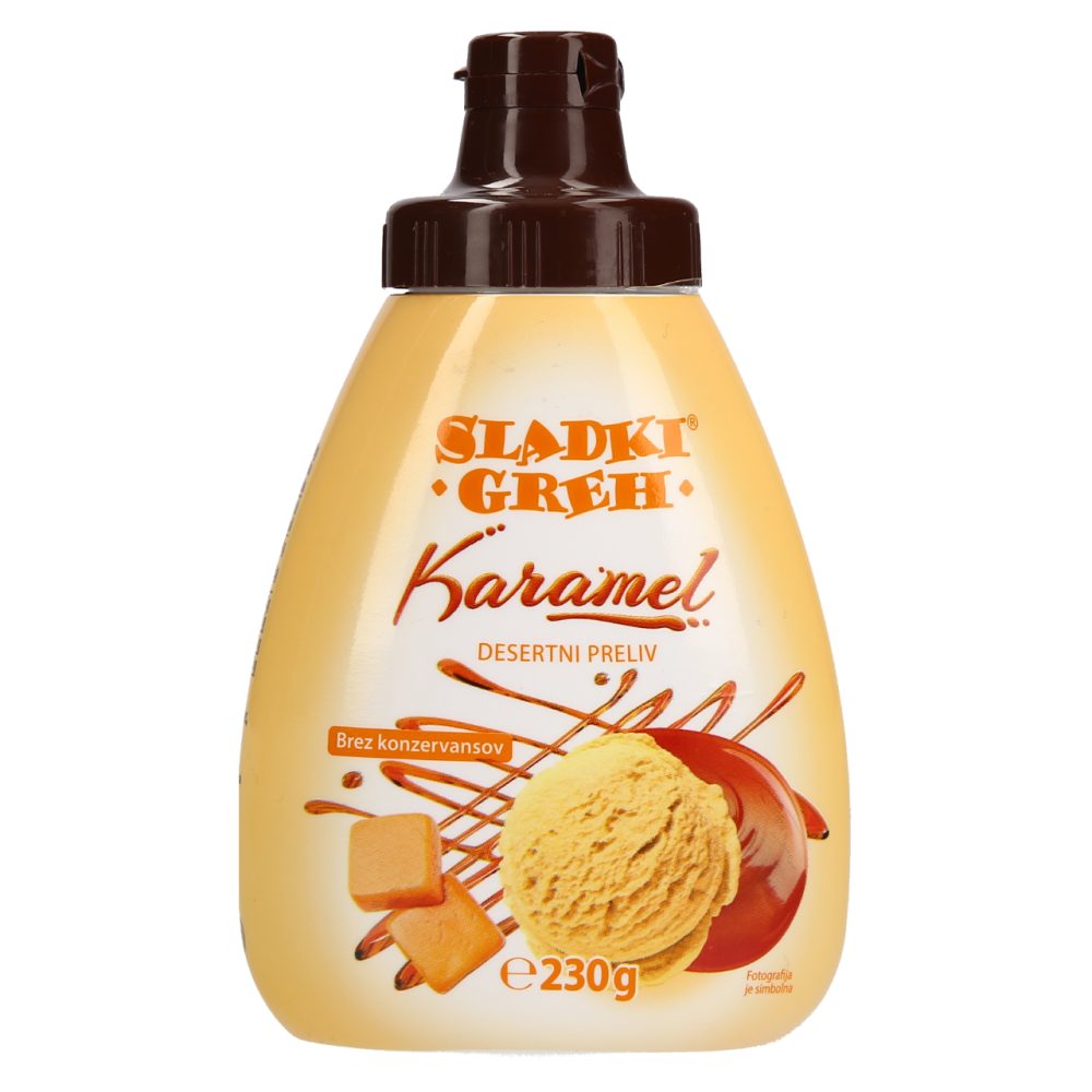 Desertni preliv, karamela, Sladki Greh, 230 g