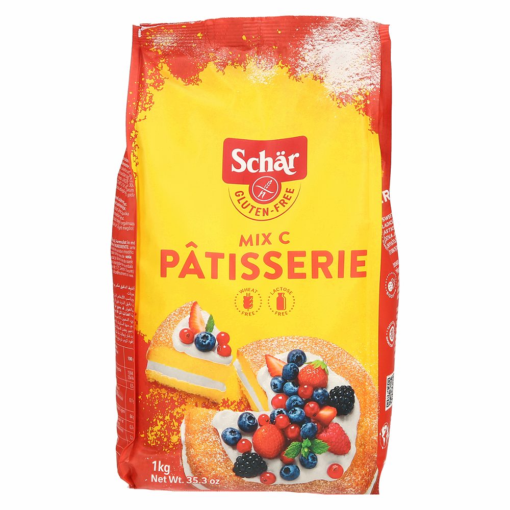 moka mešanica za peciva in sladice mix c, brez glutena, schär, 1kg