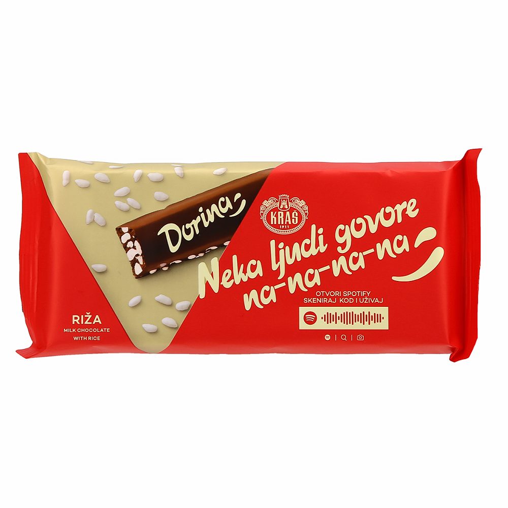 riževa čokolada dorina, kraš, 75g