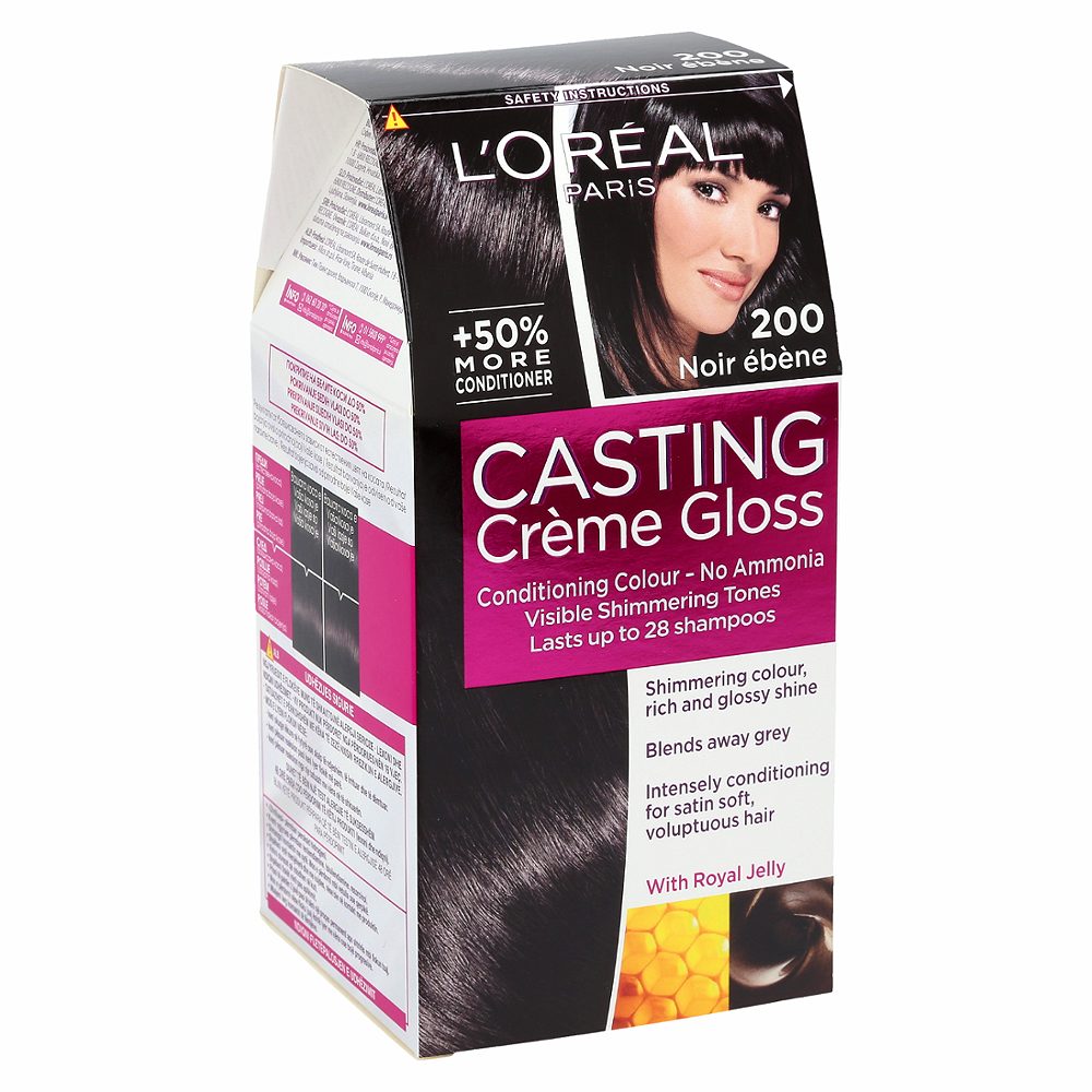 barva za lase brez amoniaka 200 ebenovina casting creme gloss