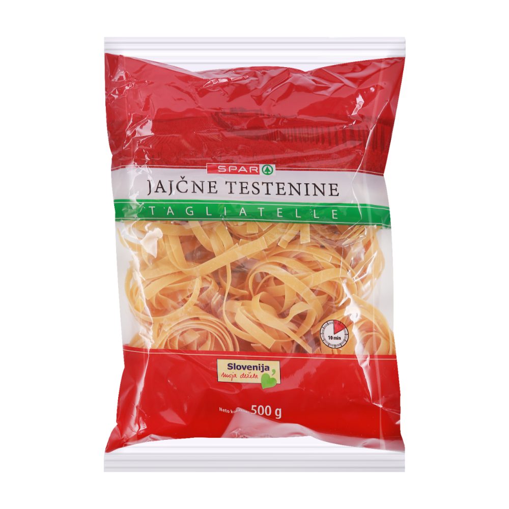 JAJČNE TESTENINE TAGLIATELLE, SPAR, 500G