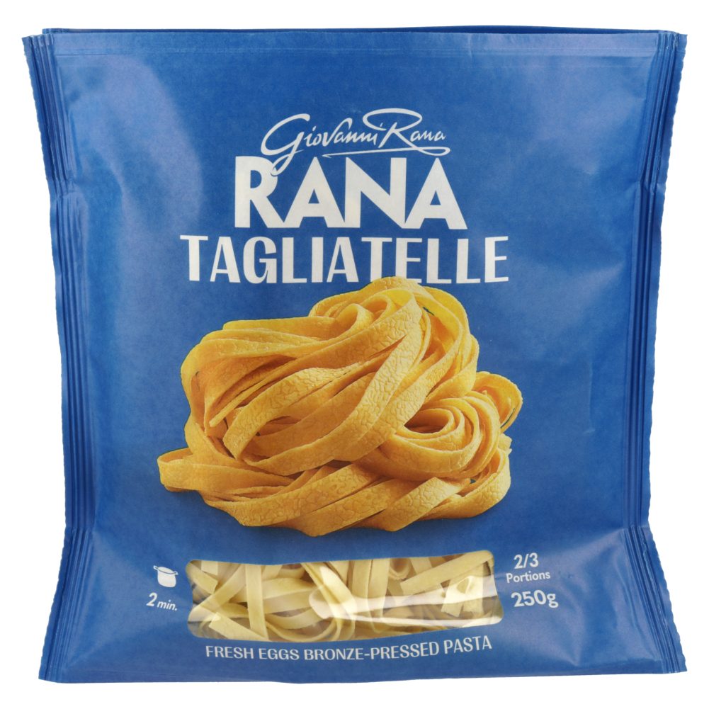 SVEŽE JAJČNE TESTENINE TAGIATELLE, RANA, 250G