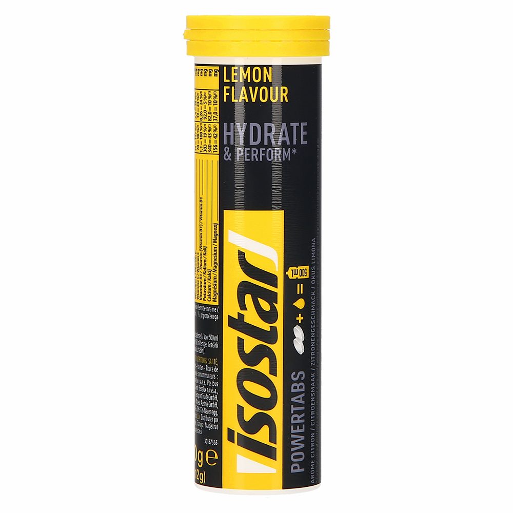 šumeče tablete limona, isostar, 120g