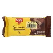 Slika produkta VAFLJI MINI S ČOKOLADO QUADRITOS BREZ GLUTENA, SCHÄR, 40G