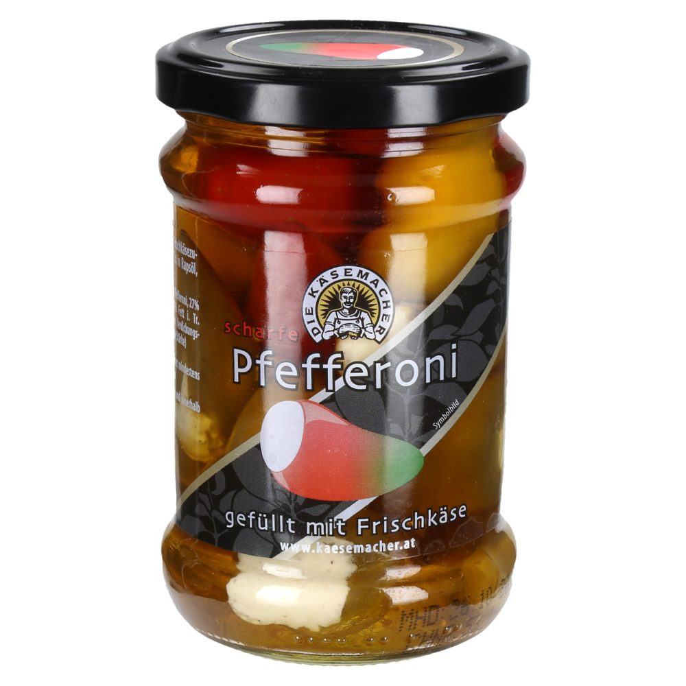 Polnjeni feferoni s sirom, Kasemacher, 250 g