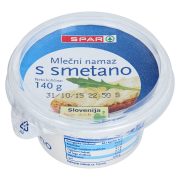 Slika produkta MLEČNI NAMAZ S SMETANO, SPAR, 140G