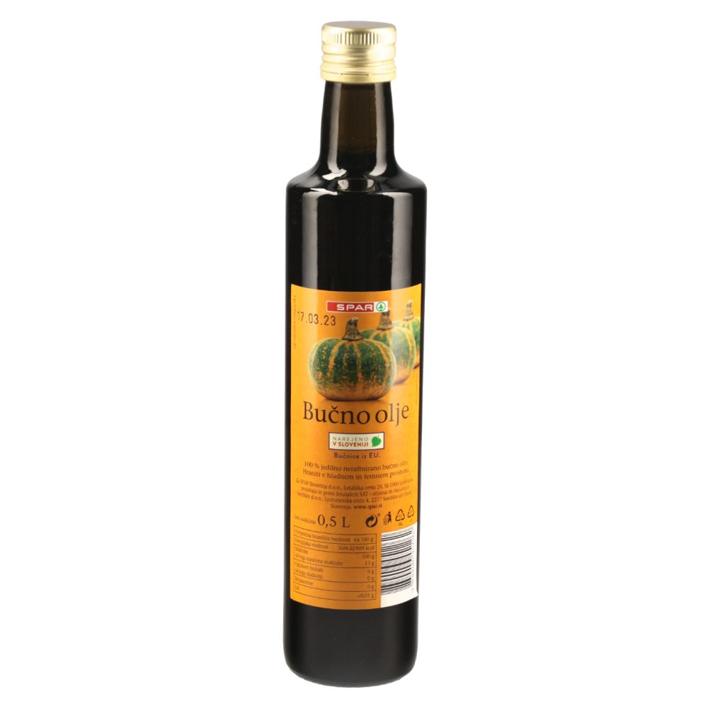 SPAR OLJE BUČNO 100% 0,5L