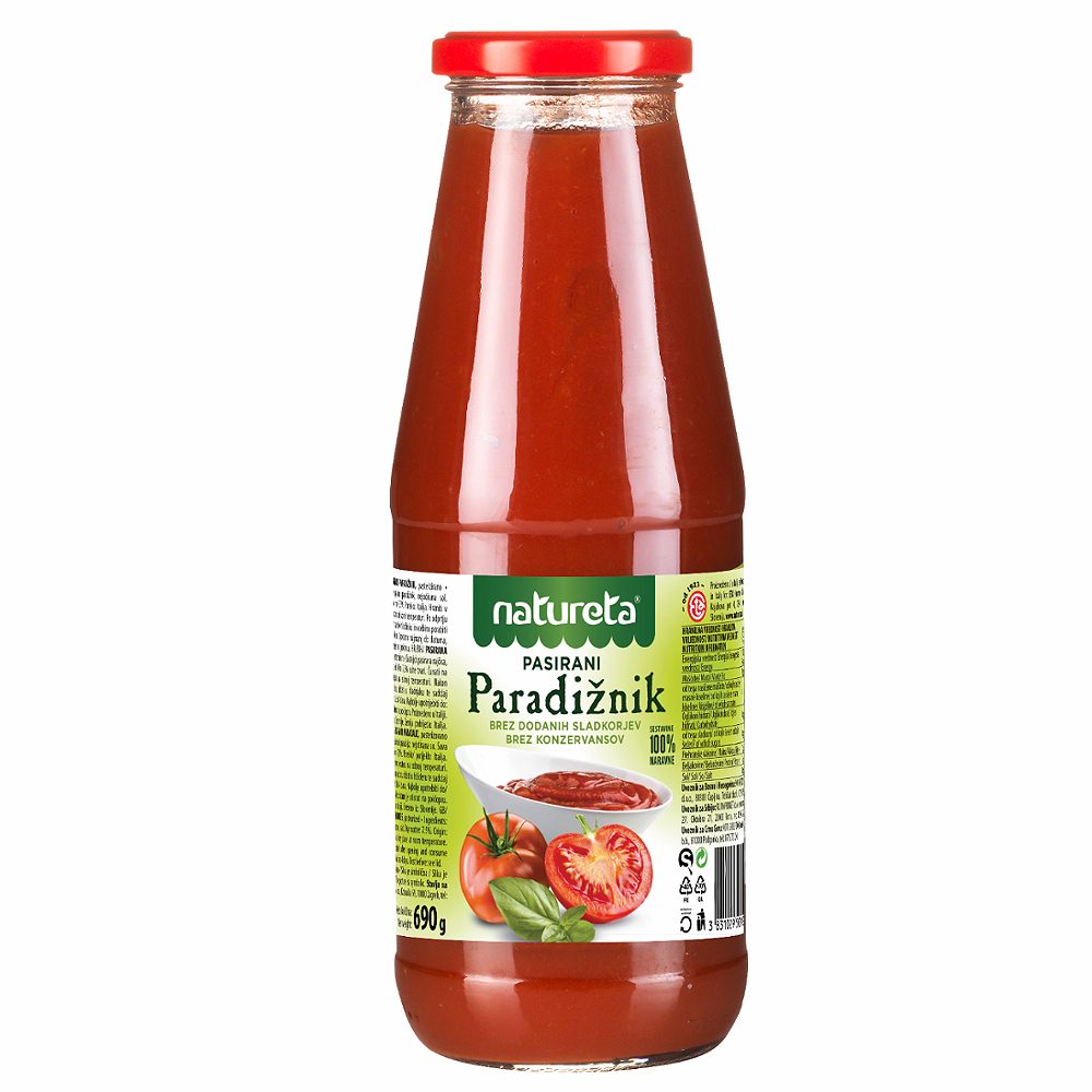 pasirani paradižnik, natureta, 690g