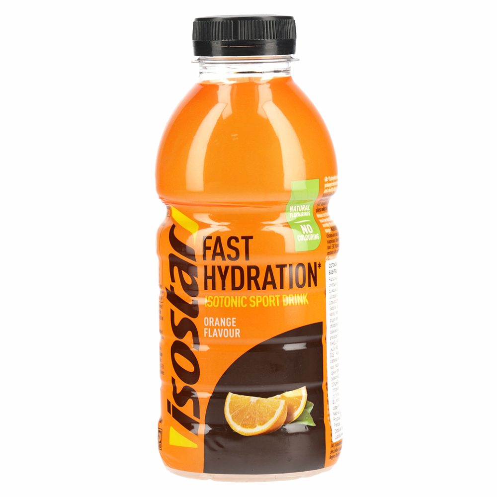 izotonična pijača pomaranča fast hydration, isostar, 500ml