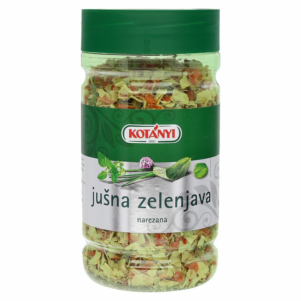 jušna zelenjava narezana, sušena, kotányi, 158g