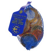 Slika produkta ČOKOLADNI ZLATNIKI V MREŽICI, STEENLAND, 50G