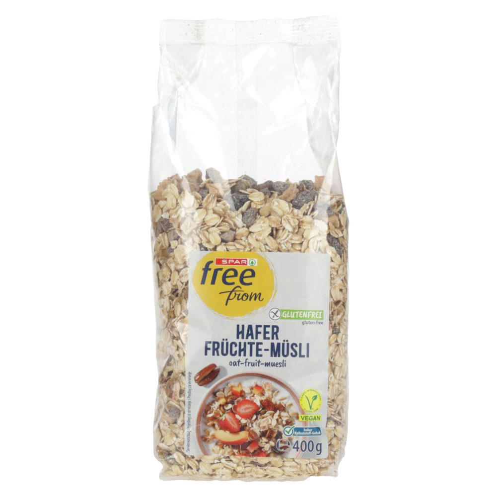 MÜSLI S SADJEM BREZ GLUTENA SPAR FREE FROM, 400G SPAR Online