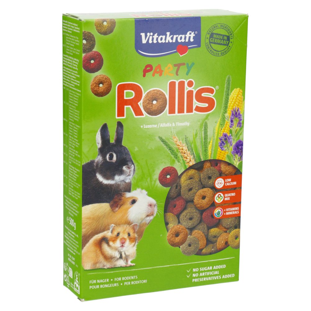 HRANA ZA GLODAVCE ROLLIS PARTY, VITAKRAFT, 500G