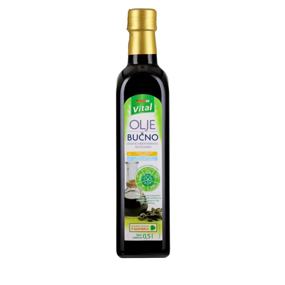 BUČNO OLJE, SPAR VITAL, 0,5L