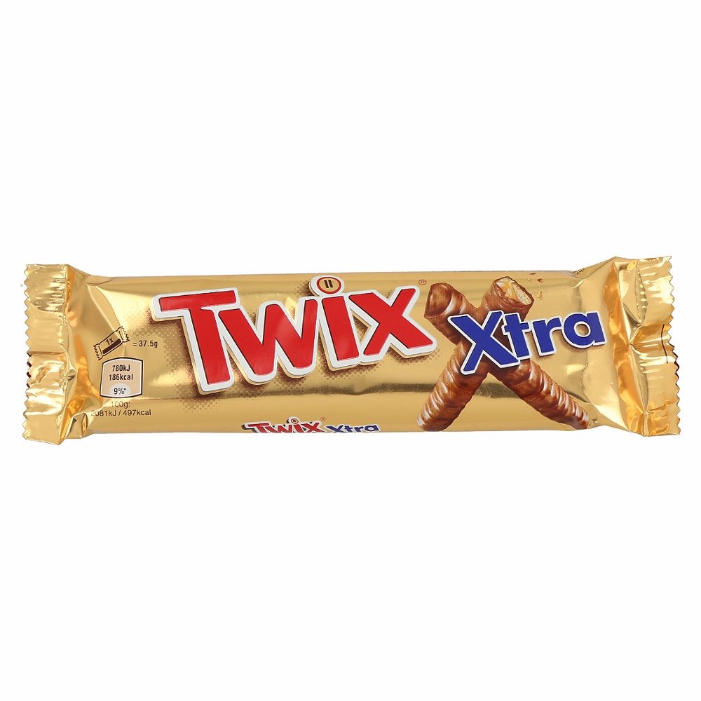 čokolada, xtra single, twix, 75g