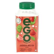 Slika produkta TEKOČI JOGURT JAGODA IN MELISA, EGO, 250G