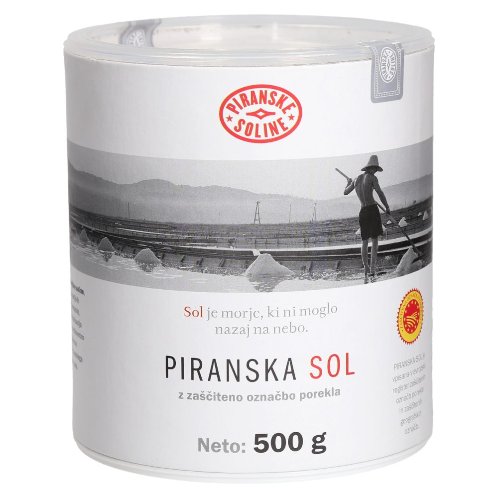 PIRANSKA SOL NERAFINIRANA, NEMLETA, NEJODIRANA, PIRANSKE SOLINE, 500G