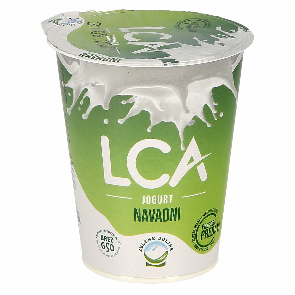 jogurt navadni 1,5% m.m. lca, zelene doline, 180g