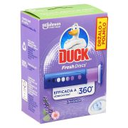 Slika produkta GEL PLOŠČICA ZA WC ŠKOLJKO LAVANDA, DUCK FRESH DISCS, 36ML, KOMPLET