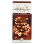 Slika produkta TEMNA ČOKOLADA S CELIMI LEŠNIKI NOISETTES LES GRANDES, LINDT, 150G