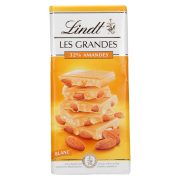 Slika produkta BELA ČOKOLADA S CELIMI MANDLJI, AMANDES, LES GRANDES, LINDT, 150 G