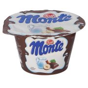 Slika produkta MLEČNI DESERT S ČOKOLADO IN LEŠNIKI MONTE, ZOTT, 150G