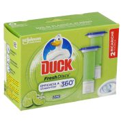 Slika produkta GEL PLOŠČICE ZA WC ŠKOLJKO LIME, DUCK FRESH DISCS, 2X36ML, POLNILO