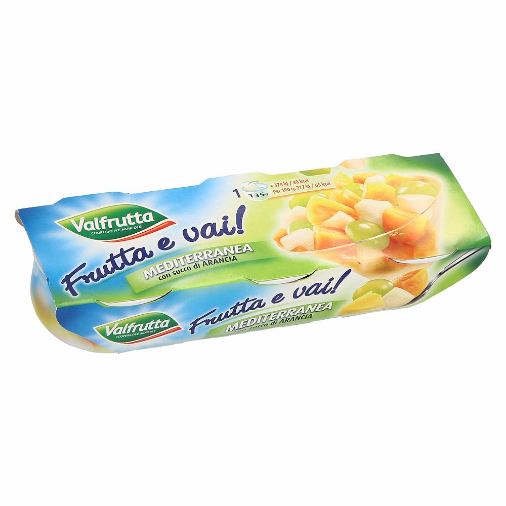 mešani sadni kompot, meditera, valfrutta, 3/1, 405 g