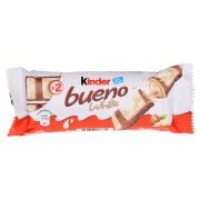 Slika produkta VAFELJ OBLIT Z BELO ČOKOLADO KINDER BUENO WHITE, FERRERO, 39G