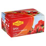 Slika produkta ČAJ ŠIPEK S CVETOVI HIBISKUSA, 1001 CVET, 40/1, 120G