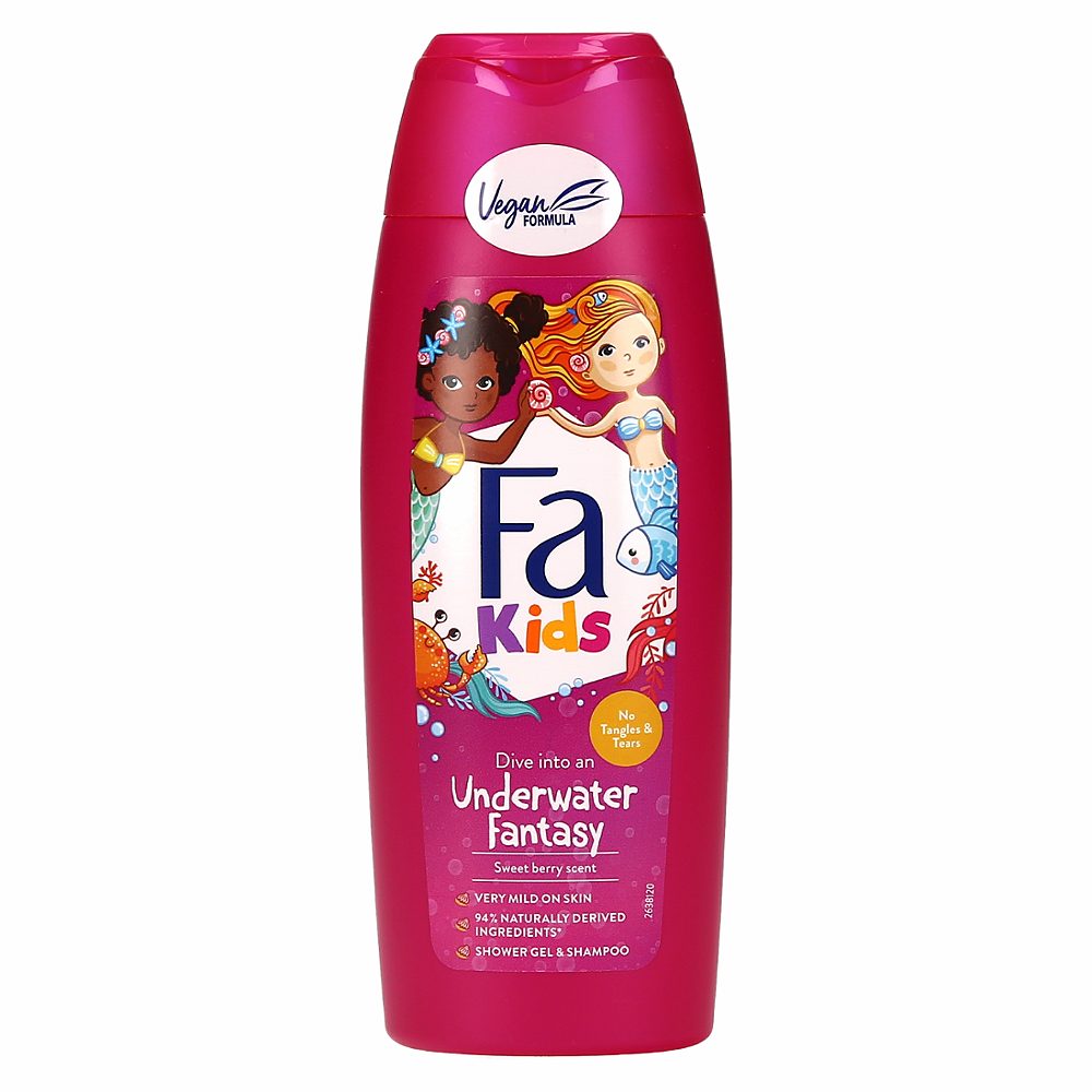 gel za prhanje in šampon underwater fanstasy