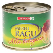 Slika produkta MESNI RAGU ALLA BOLOGNESE, SPAR, 200G