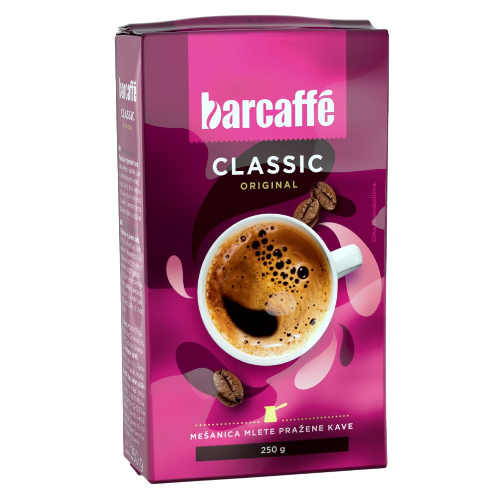 Mleta kava Classic, Barcaffe, 250 g
