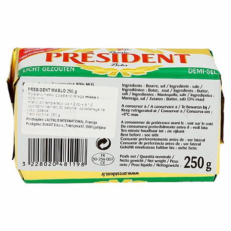 Soljo MASLO S SOLJO, PRESIDENT, 250G