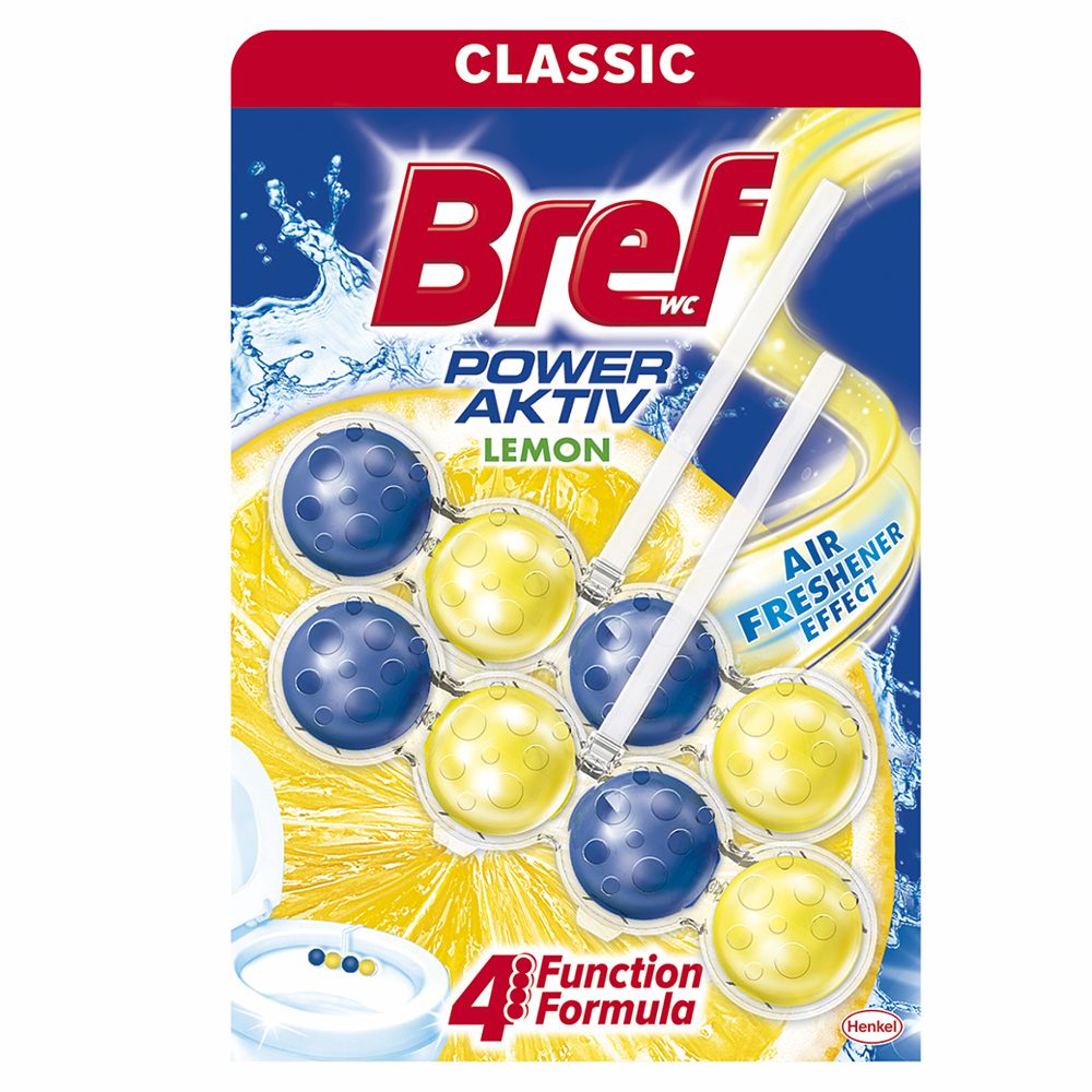wc obešanka juicy lemon power aktiv, bref 2x50g